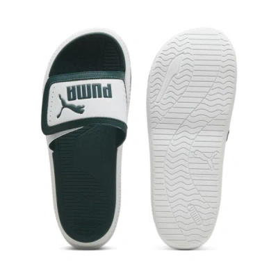 Puma Softridepro 24 V Slides In White-dark Myrtle