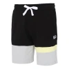 Puma Solid Basic Shorts 'black Grey Yellow'