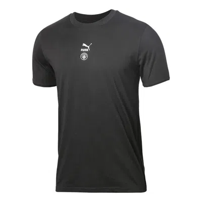 Puma Solid Crew Neck T-shirt 'black'
