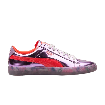 Pre-owned Puma Sophia Webster X Wmns Basket Candy Princess 'metallic Pink Fiery Coral'