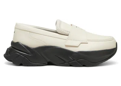 Pre-owned Puma Sophyr Loafer Black (women's) Sneakers In Alpine Snow/ Black In Multi