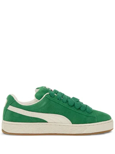 Puma South Africa Suede Lace-up Sneakers In Green