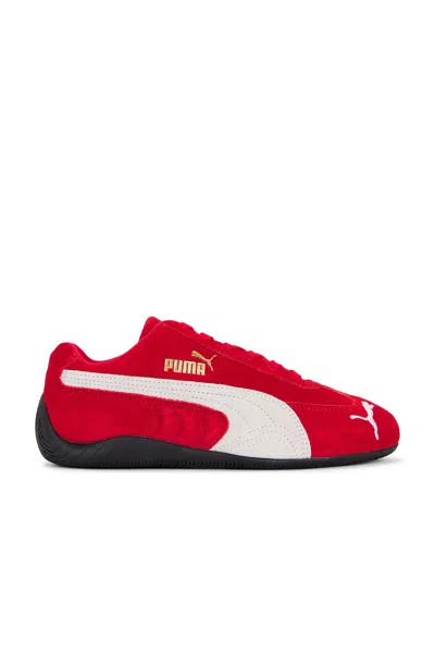 Puma Speed Cat Sneaker In Red