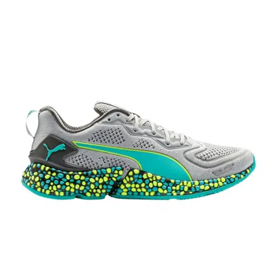 Pre-owned Puma Speed Orbiter 'high Rise Blue Turquoise' | Grey | Men's Size 9.5 In Gray
