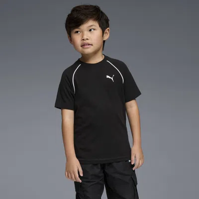 Puma Speed Squad Big Kids' Fashion T-shirt In Black