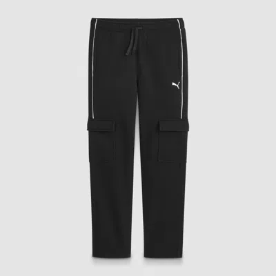 Puma Speed Squad Little Kids' Fleece Joggers In Black