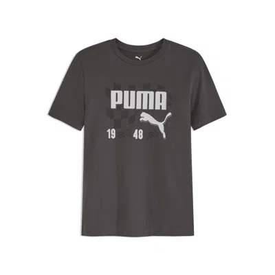 Puma Speed Squad Little Kids' Graphic T-shirt In Black