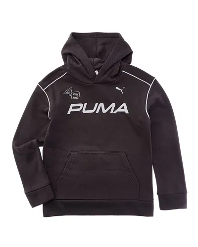 Puma Speed Squad Pack Fleece Pullover Hoodie In Gray