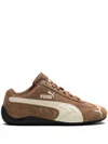 Puma Speedcat Archive Brown Sneakers With Side Logo In Suede Unisex In Brown