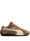 Puma Speedcat Archive Brown Sneakers With Side Logo In Suede Unisex In Brown