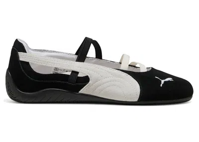 Pre-owned Puma Speedcat Ballet Black White (women's) Sneakers In  Black/ White/warm White