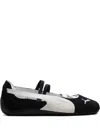 Puma Speedcat Ballet "black/white" Ballet Flats In Black