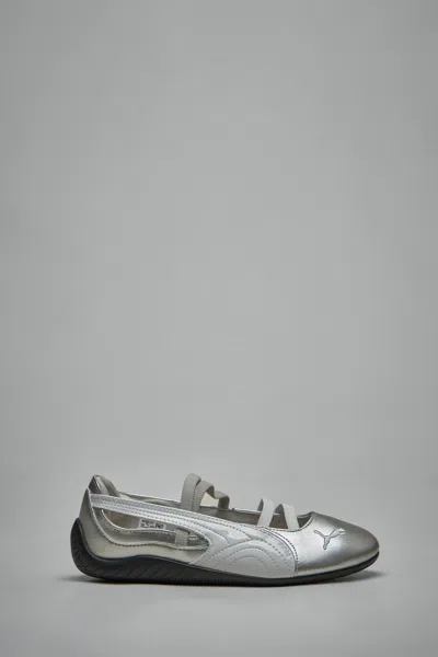 Puma Speedcat Ballet Metallic Women S Shoes In Silver