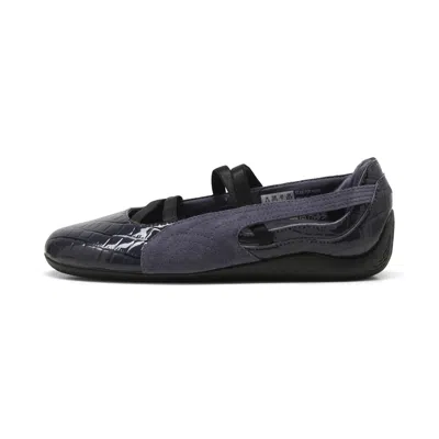 Puma Speedcat Ballet Croc-texture Women's Sneakers In Purple