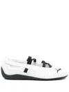 Puma Speedcat Elastic Strap Ballet Flat In White
