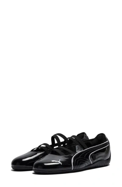 Puma Speedcat Ballet Glossy Sneaker In Black