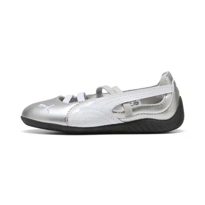 Puma Kids' Girls  Speedcat Ballet In Metallic Ash Grey/ White