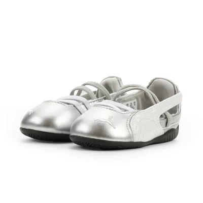 Puma Babies' Speedcat Ballet Metallic Toddlers' Shoes In Gray