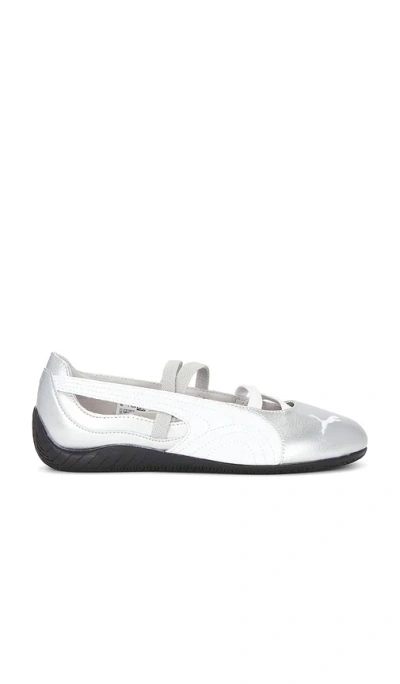 Puma Speedcat Ballet Metallic Women S Shoes In Silver