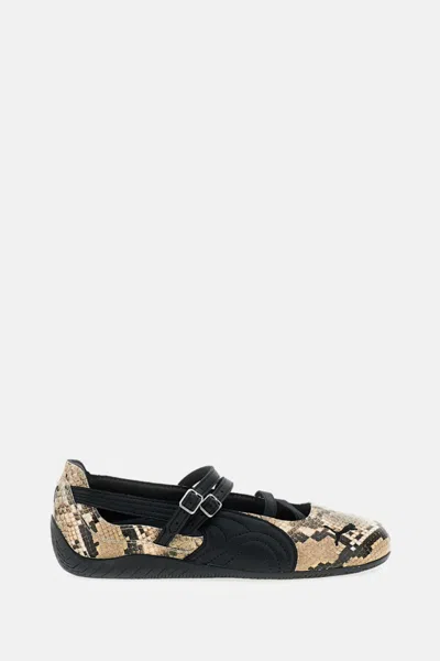 Puma Speedcat Ballet Snake Woman Black And Beige