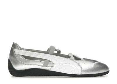 Pre-owned Puma Speedcat Ballet Silver (women's) Sneakers In  Silver/ White