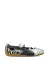 Puma Speedcat Ballet Snakeskin-effect Zebra-print Sneakers In Multi