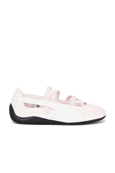 Puma Speedcat Cut-out Ballet Flats In Pink
