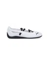 Puma Speedcat Elastic Strap Ballet Flat In White