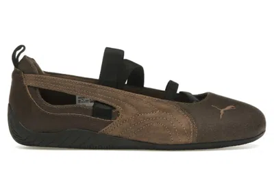 Pre-owned Puma Speedcat Ballet Voo (women's) Sneakers In Dark Chocolate/haute Coffee