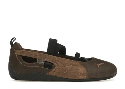 Pre-owned Puma Speedcat Ballet Voo (women's) Sneakers In Dark Chocolate/haute Coffee