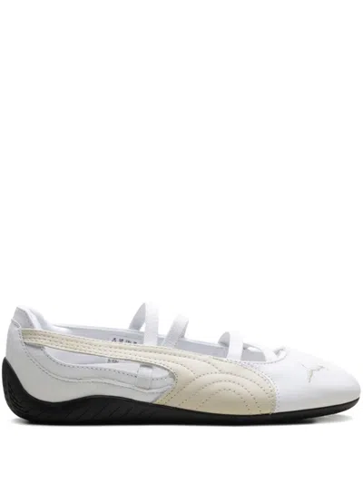 PUMA SPEEDCAT BALLET "WHITE/ALPINE SNOW" SNEAKERS
