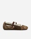 Puma Speedcat Ballet Flats In Animal Print