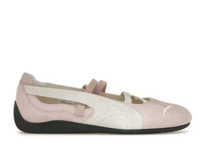 Pre-owned Puma Speedcat Ballet (women's) Sneakers In Whisp Of Pink/white