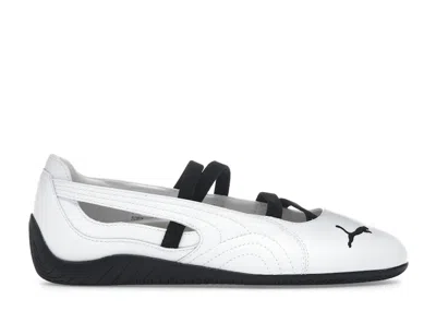 Pre-owned Puma Speedcat Ballet (women's) Sneakers In White/black