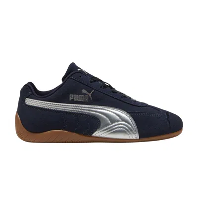 Pre-owned Puma Speedcat Big Kid 'metallic Pack - New Navy Silver' | Blue | Kid's Size 4.5