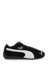 Puma 'speedcat' Black Sneakers With Logo Print On The Side And Logo Lettering On The Side In Black