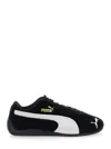 Puma 'speedcat' Black Sneakers With Logo Print On The Side And Logo Lettering On The Side In Black