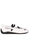 Puma Speedcat Elastic Strap Ballet Flat In White