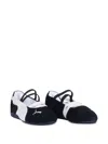 Puma Speedcat Elasticated-strap Ballet Flats In Black
