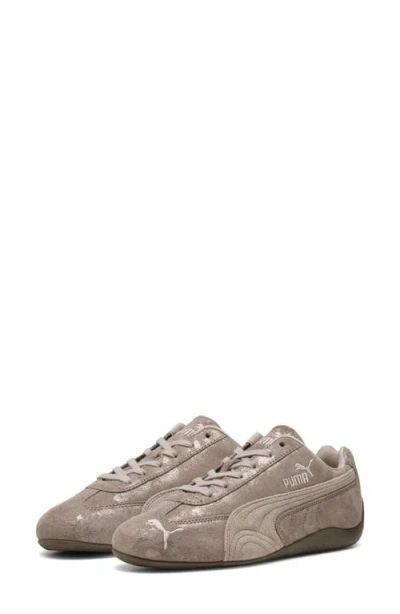 Puma Speedcat Faded Chrome Sneaker In Gray