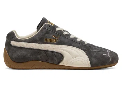 Pre-owned Puma Speedcat Faded (women's) Sneakers In Cast Iron/alpine Snow