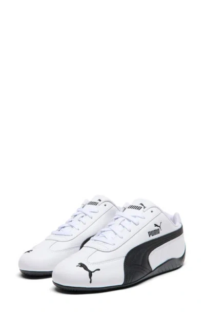 Puma Speedcat Full Leather Sneaker In White
