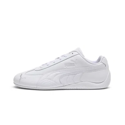 Puma Speedcat Full Leather Unisex Shoes In White