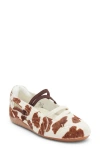 Puma Speedcat Genuine Calf Hair Ballet Sneaker In Animal Print