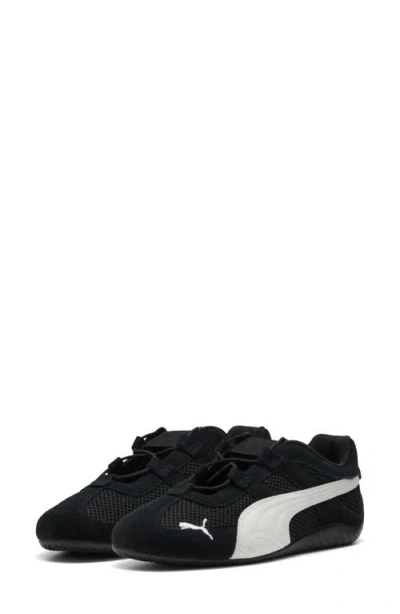 Puma Speecat Og Mesh-panel Slip-on Trainers In Black
