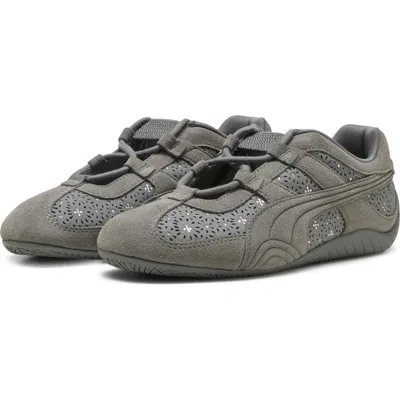 Puma Speedcat Go Bejewelled Sneakers In Gray