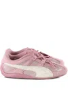 Puma Womens Poised Pink Warm White Speedcat Og Suede Trainers In Pink