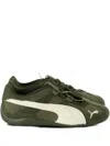 Puma Speedcat Go Suede Mesh Sneakers In Green