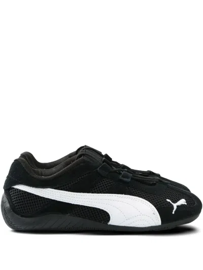 Puma Speedcat Og Logo Detailed Sneakers In Black