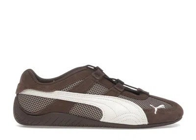 Pre-owned Puma Speedcat Go (women's) Sneakers In Chocolate/alpine Snow
